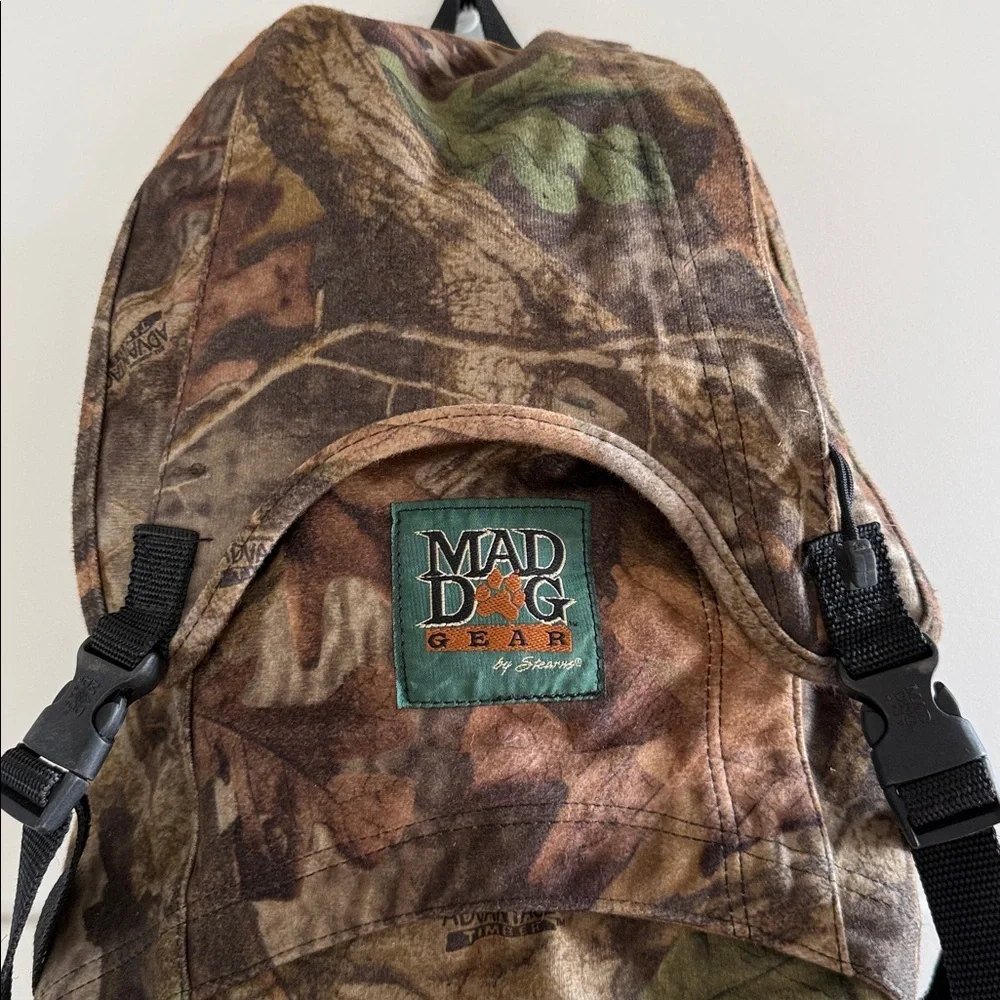 Mad Dog Gear Camouflage Hunting Backpack Advantage Timber Camo 24” Tactical Clip